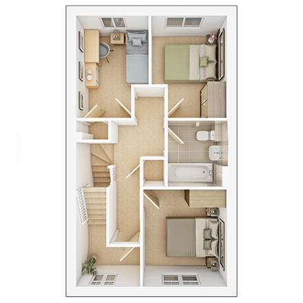 The Elliston First Floor Plan