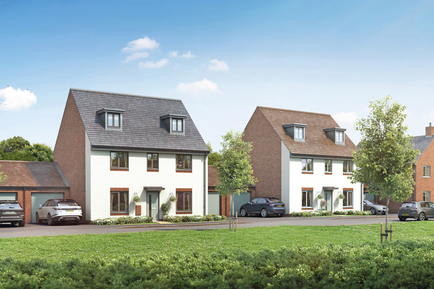 Aston Reach Street Scene Plots 1-7