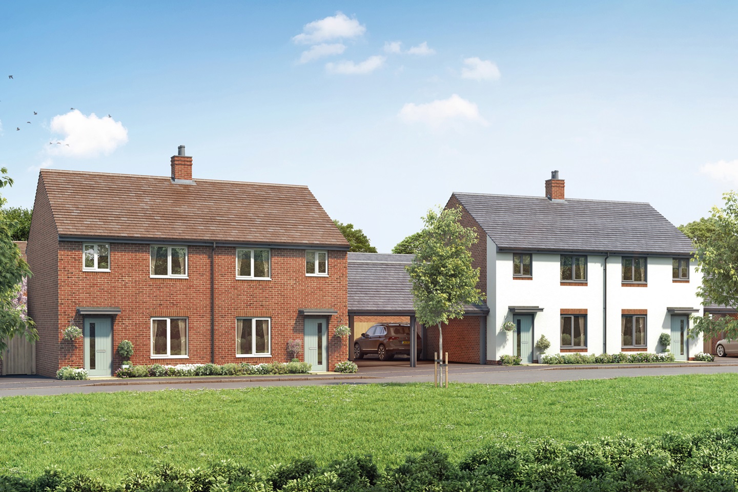 Aston Reach Street Scene Plots 29-34