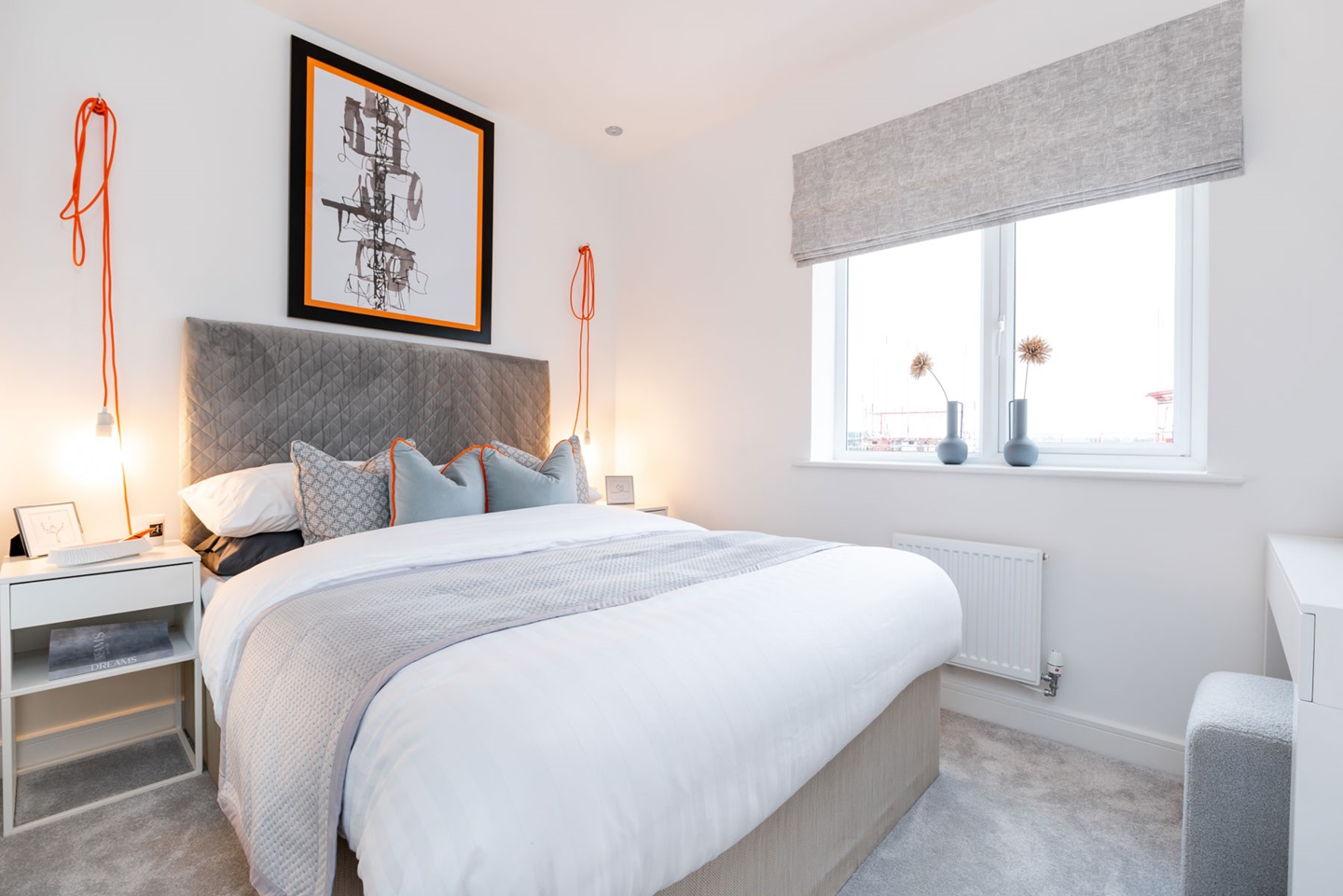 Bedroom 1 with double bed