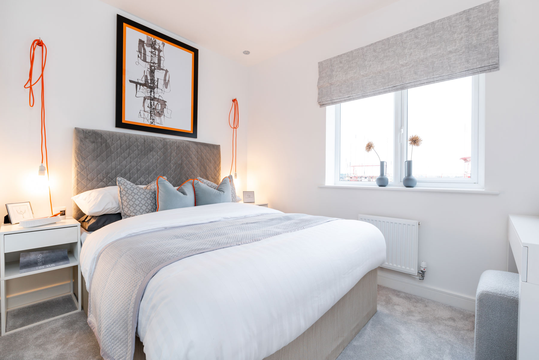 Bedroom 1 with double bed