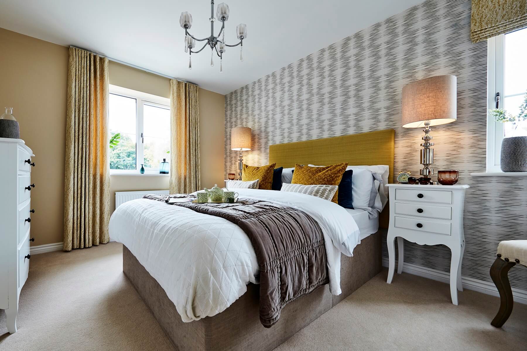 The main bedroom offers plenty of space to relax