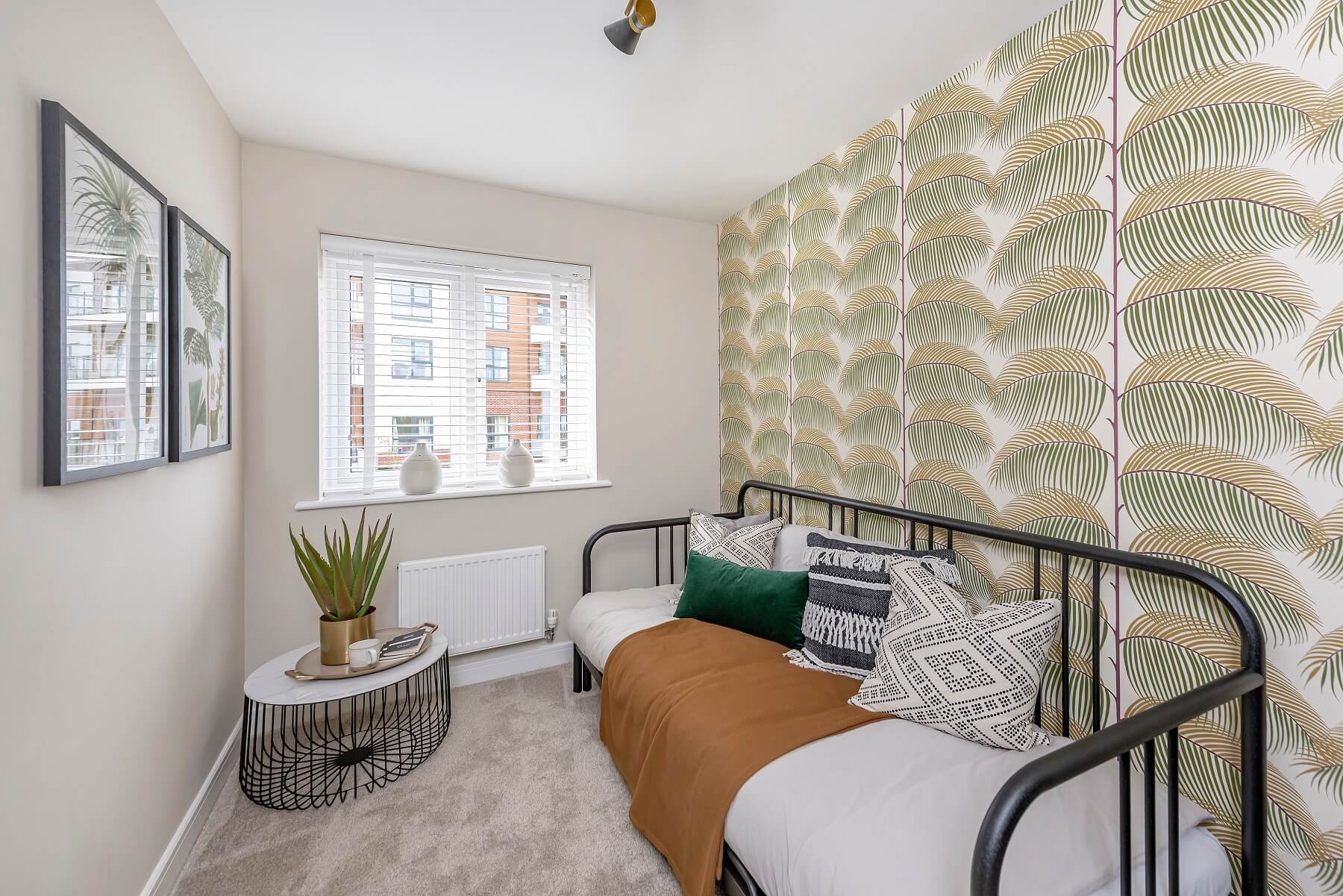 Bedroom 3 is well-suited to a child or even a home office