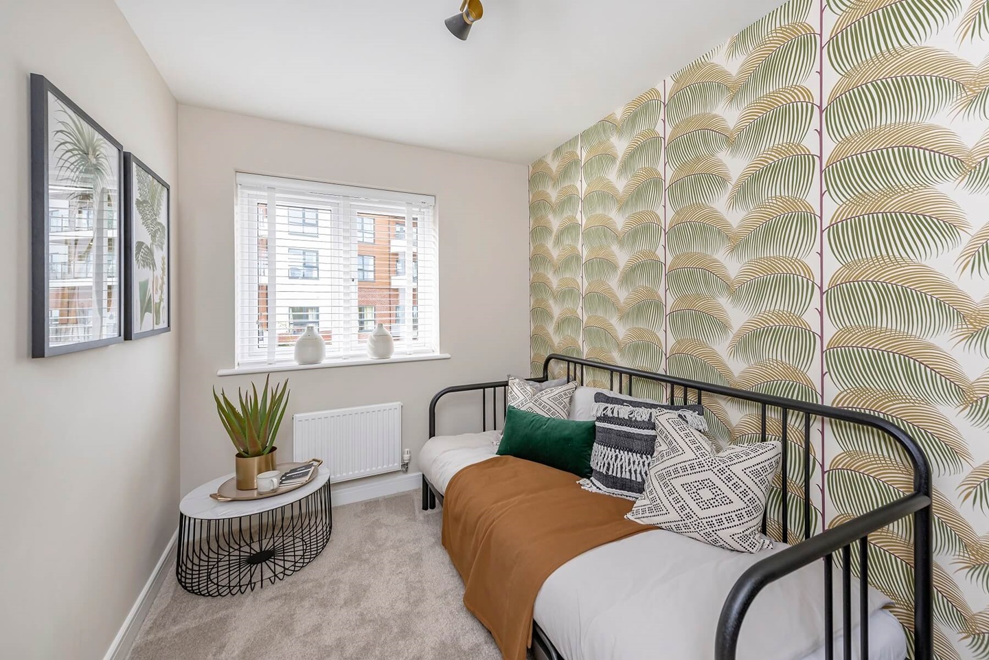 Bedroom 3 is well-suited to a child or even a home office