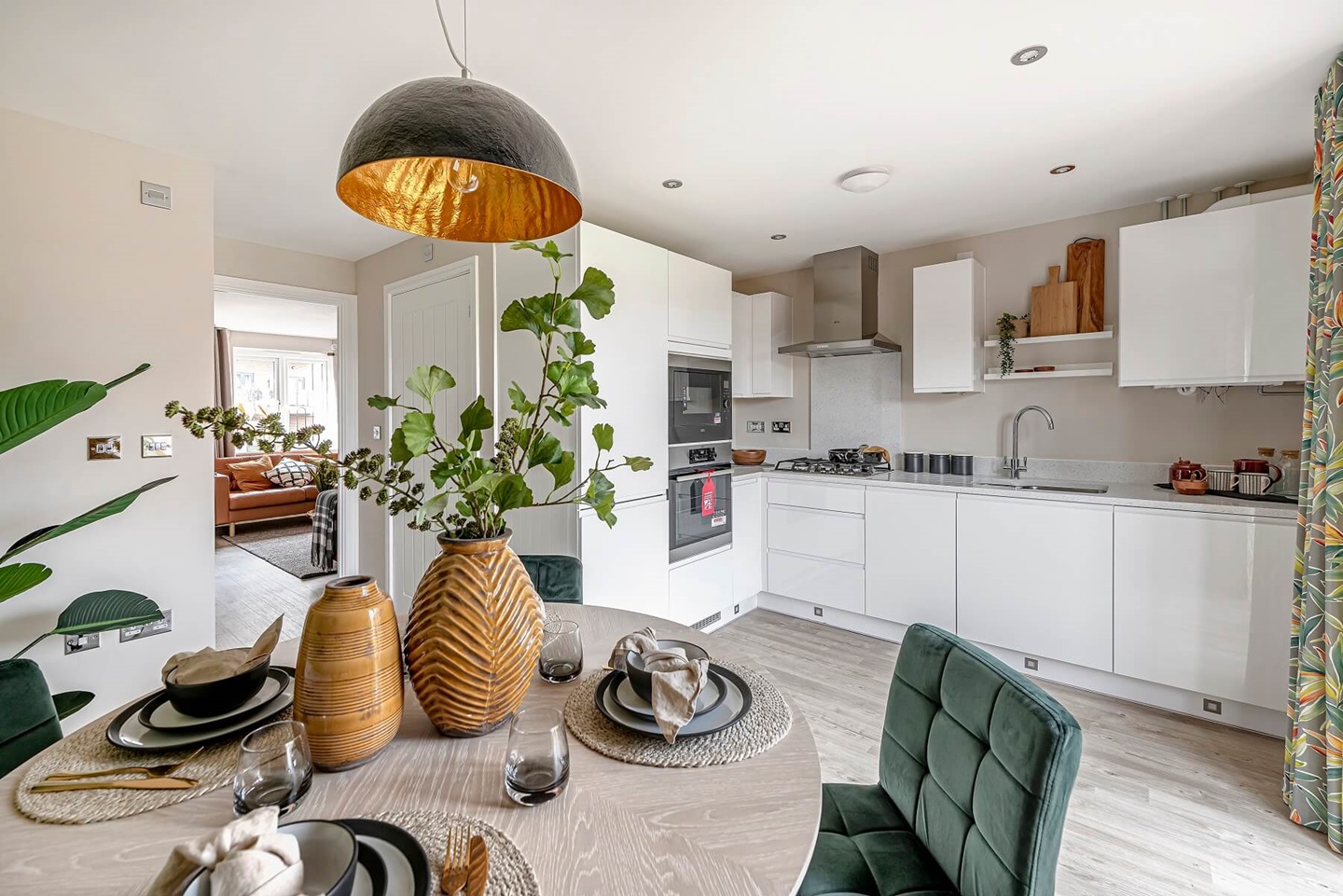 A modern easy to clean kitchen