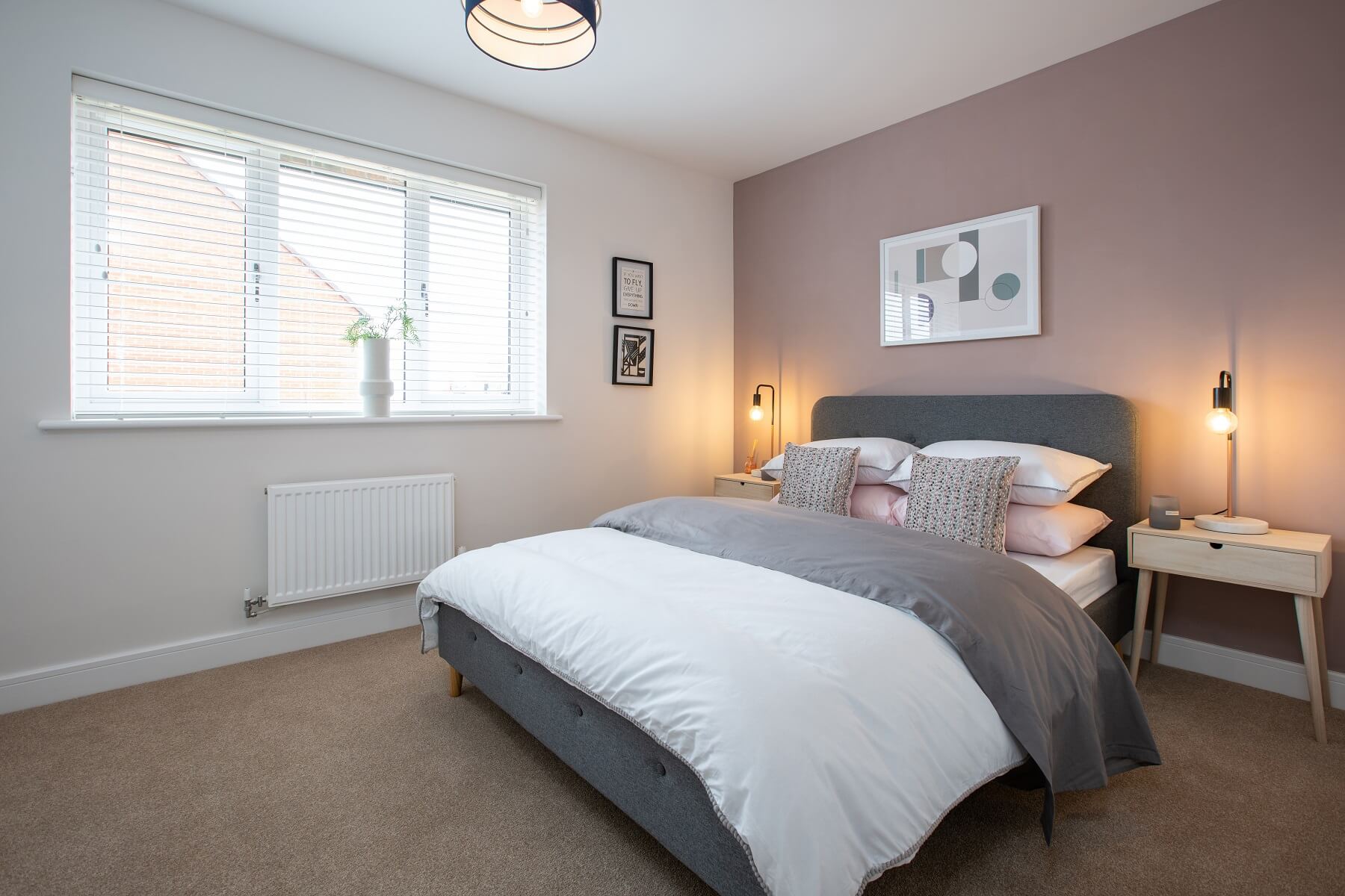 The second double bedroom could made an ideal guest room