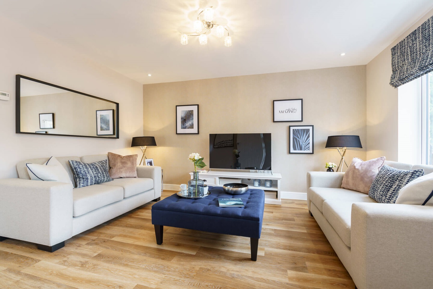 A blank canvas living room to make all yours