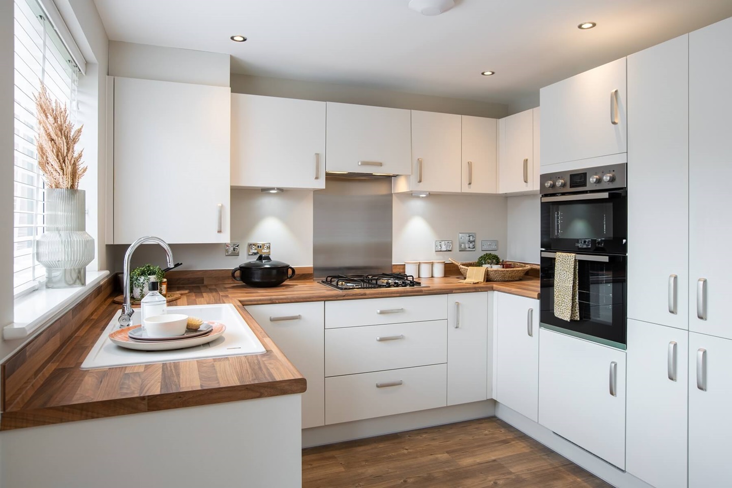 A modern, easy to clean kitchen