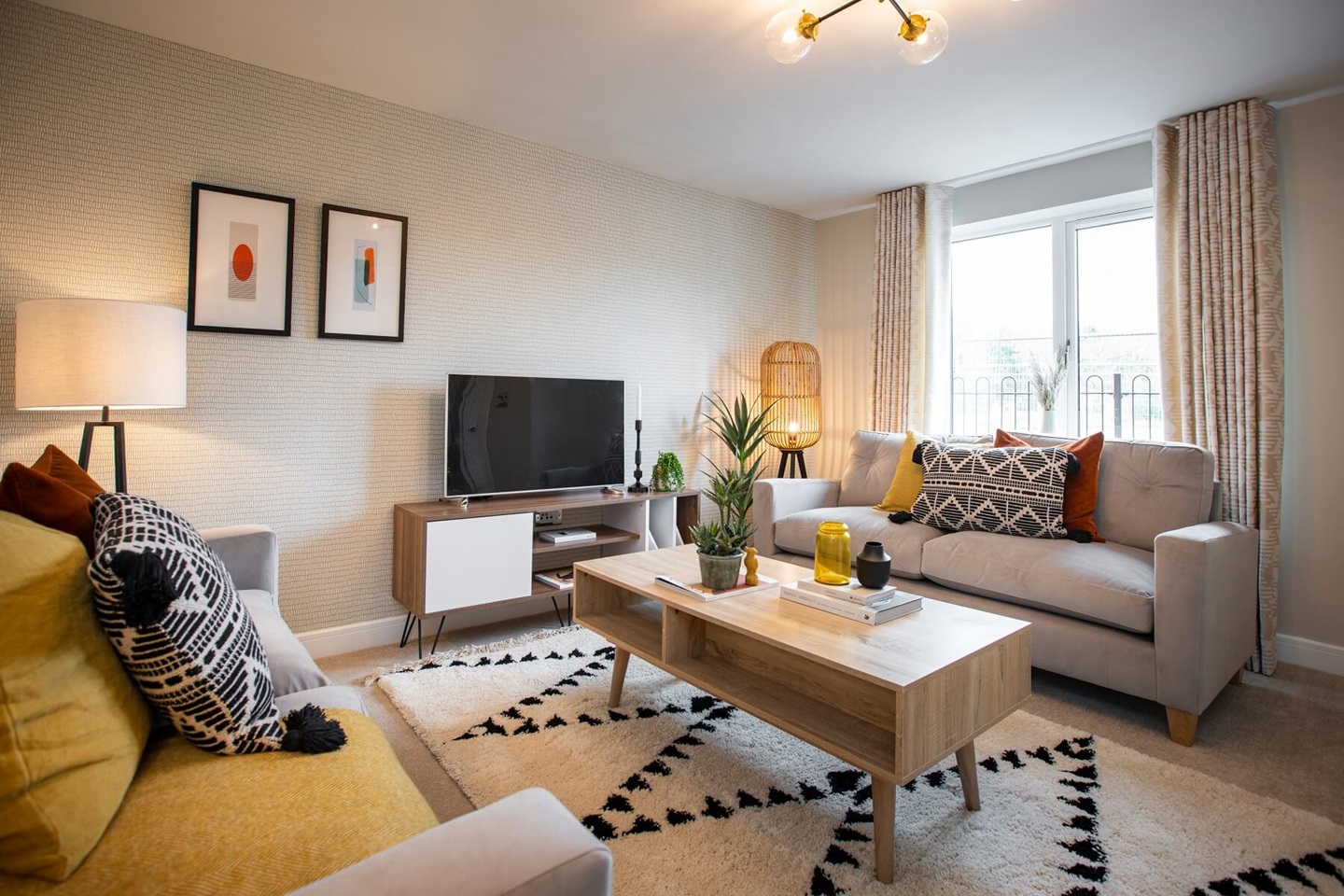 A blank canvas living room to make all yours