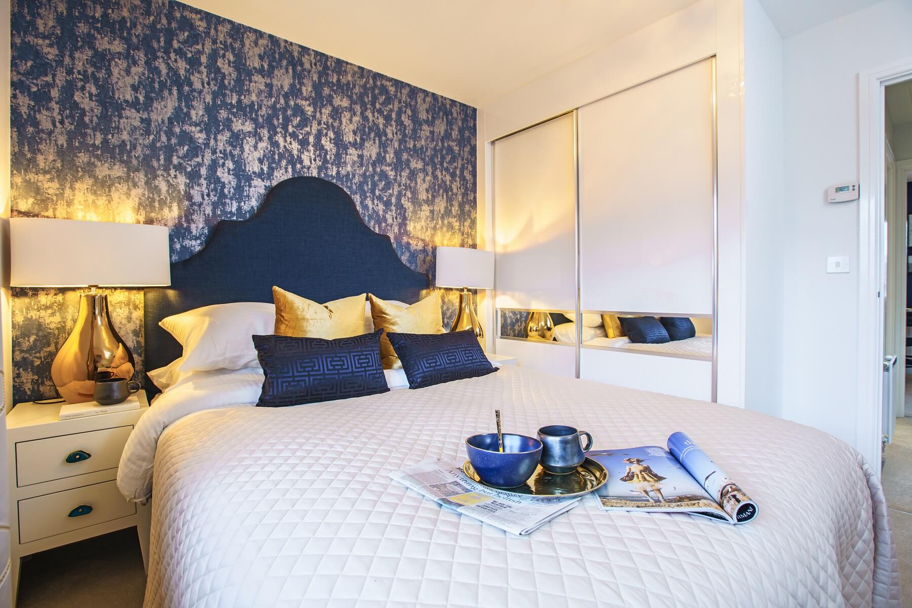 A spacious main bedroom offering the perfect space to unwind