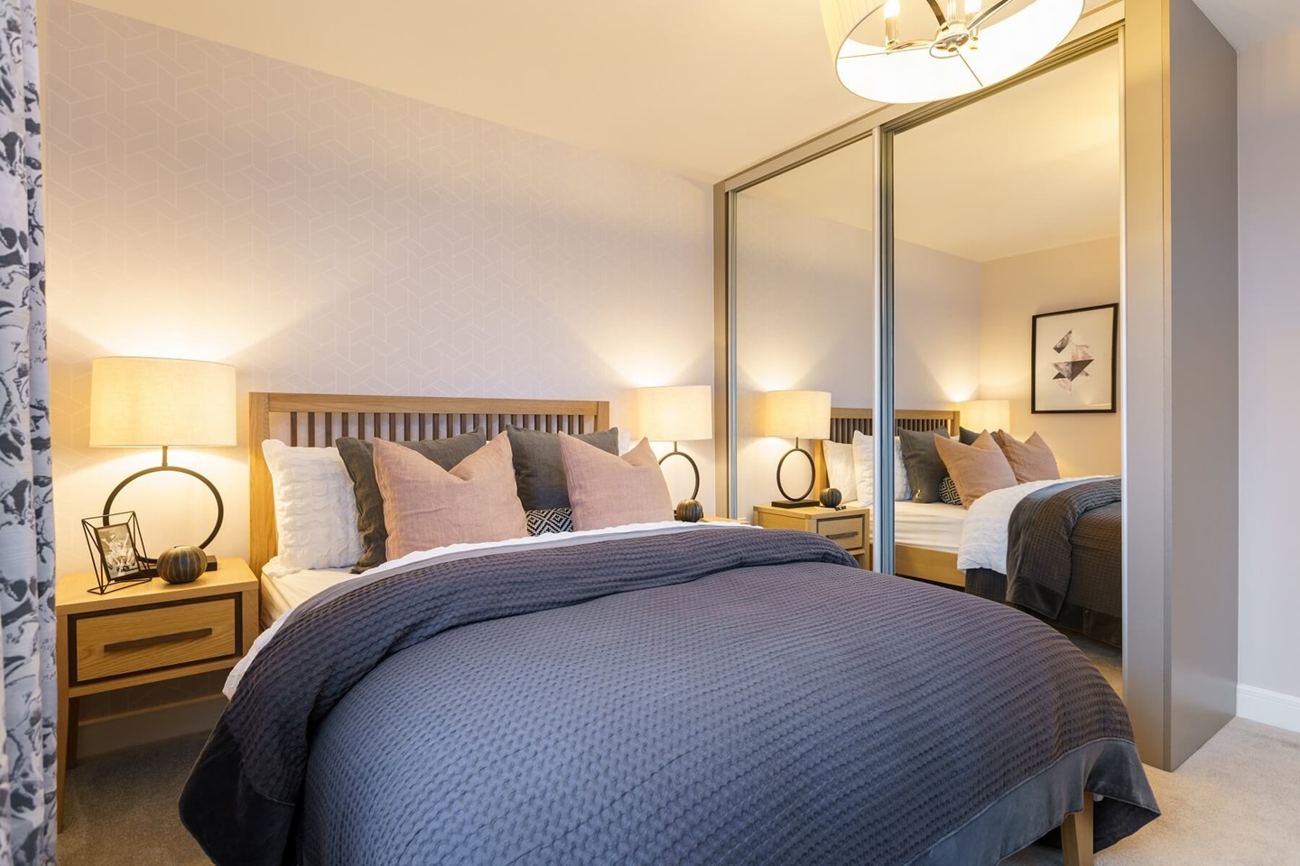 A spacious bedroom to unwind and relax