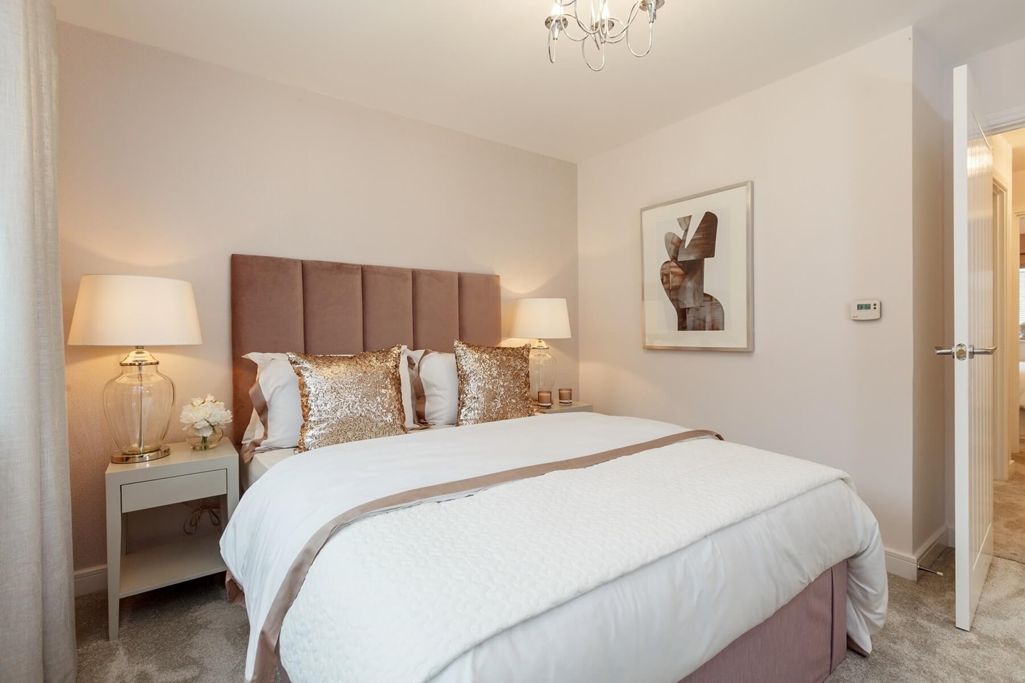 Bedroom 2 features built in wardrobes