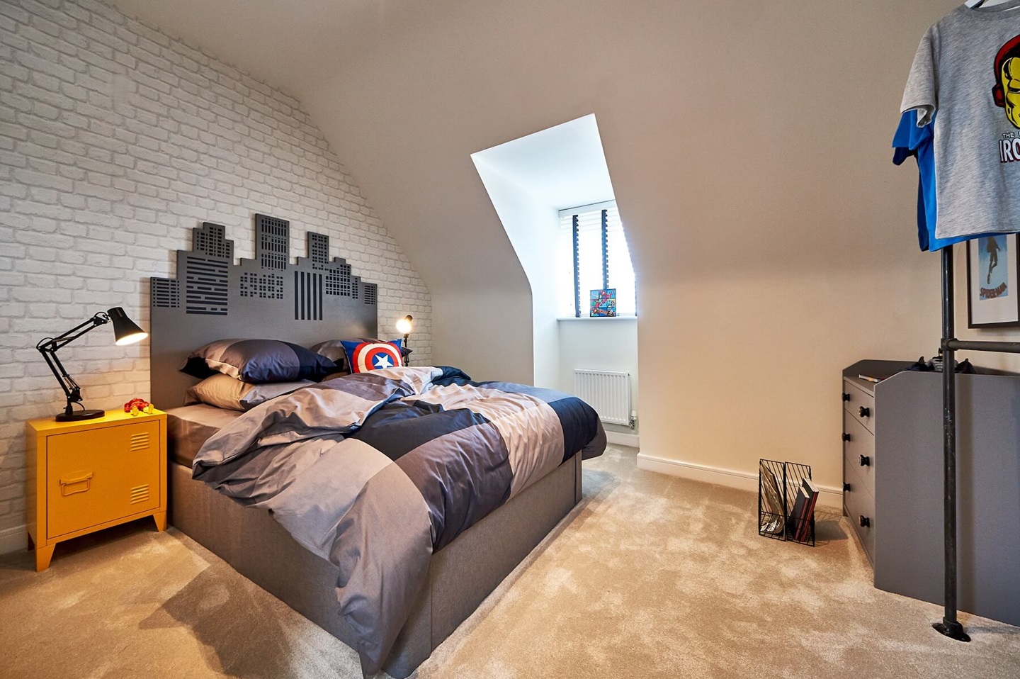 This third double bedroom could alternatively be used as a playroom