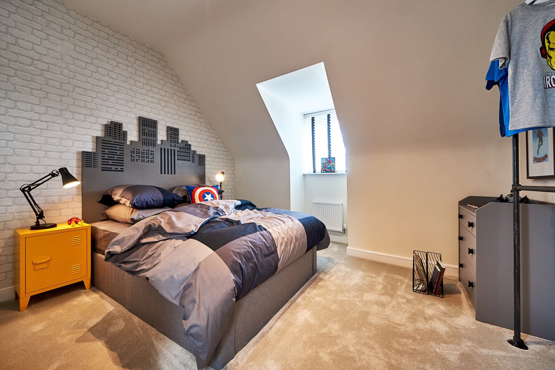 This third double bedroom could alternatively be used as a playroom