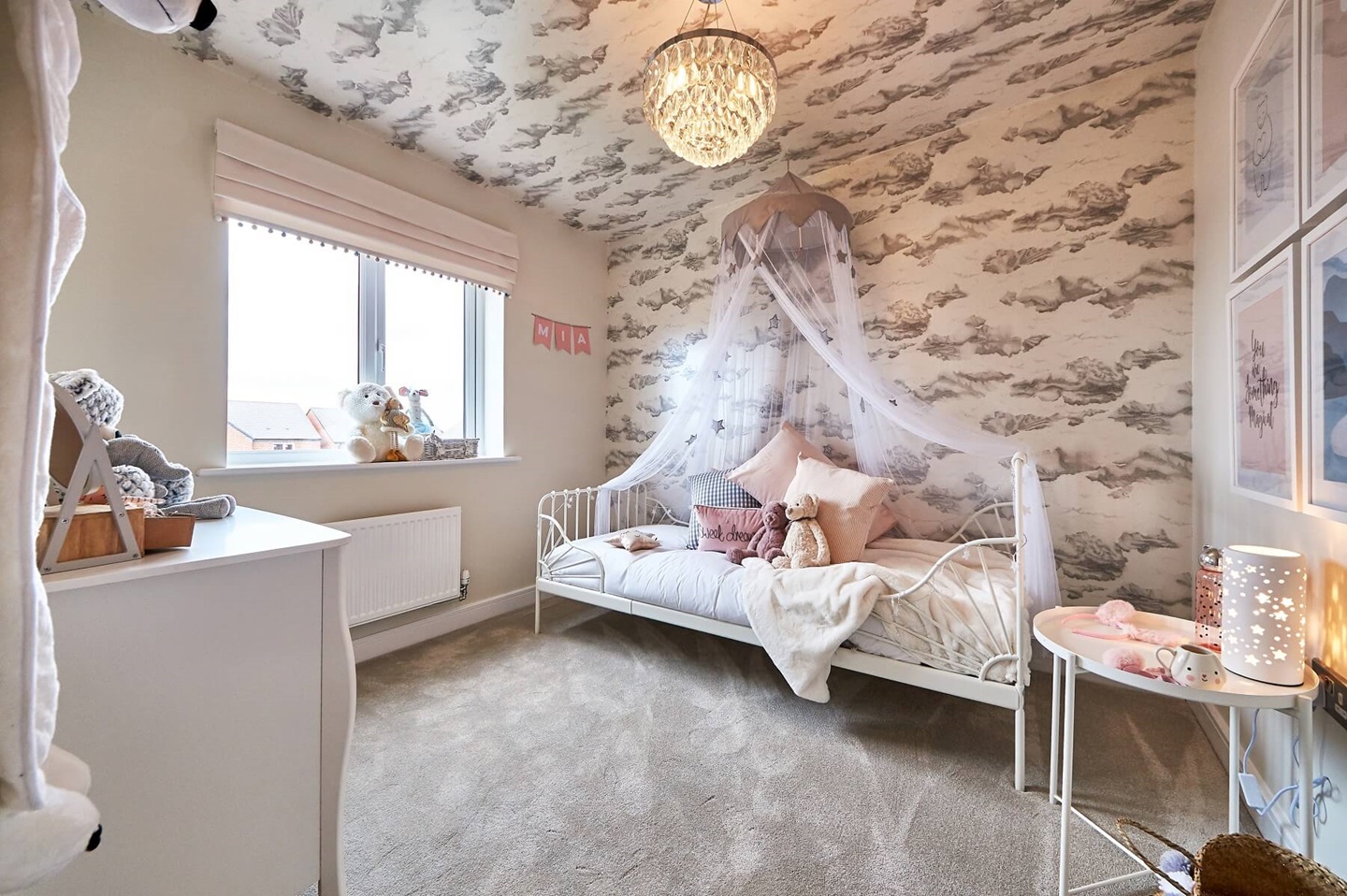 Bedroom 5 is well-suited to a child