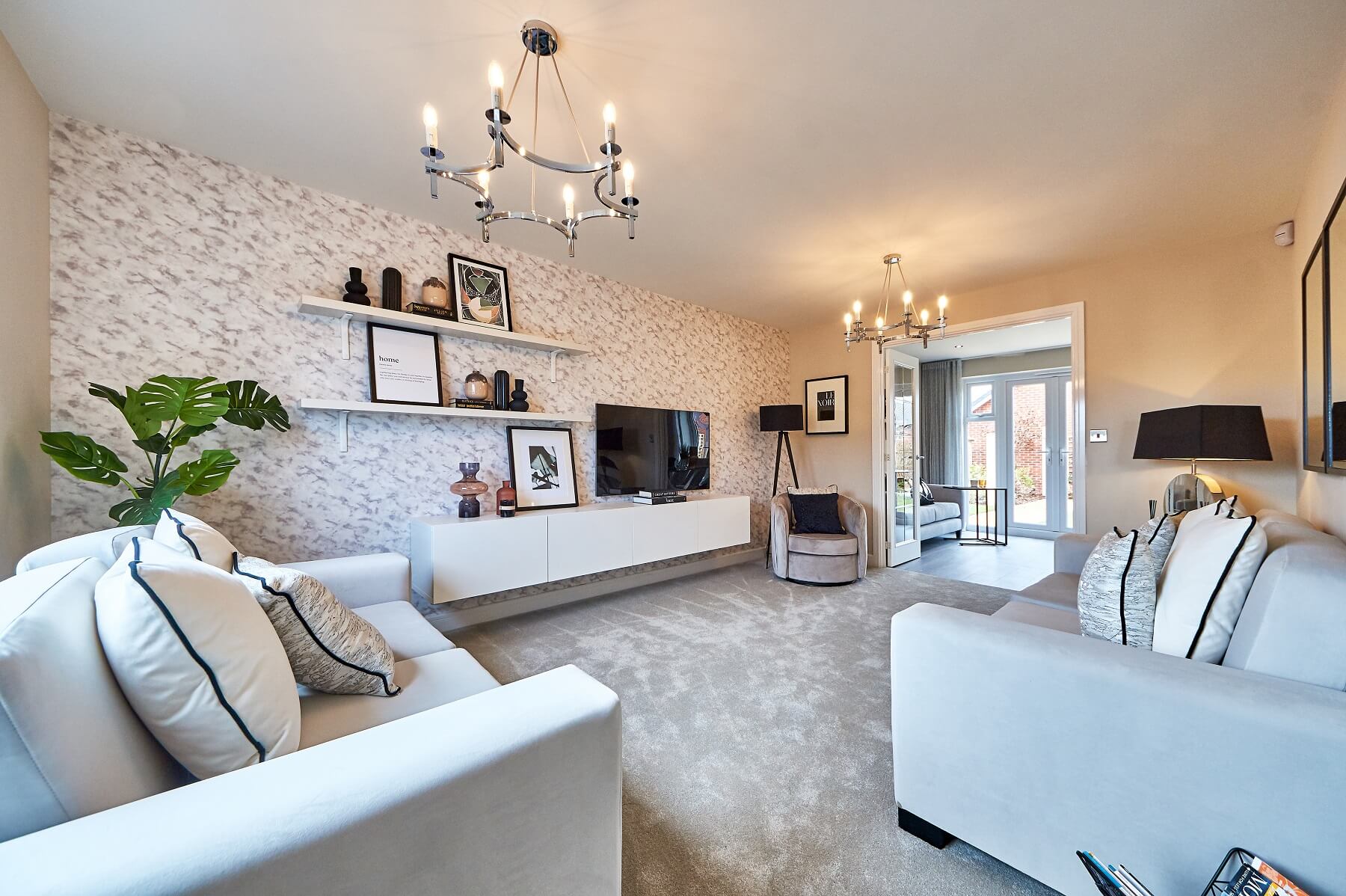 A blank canvas living room to make all yours