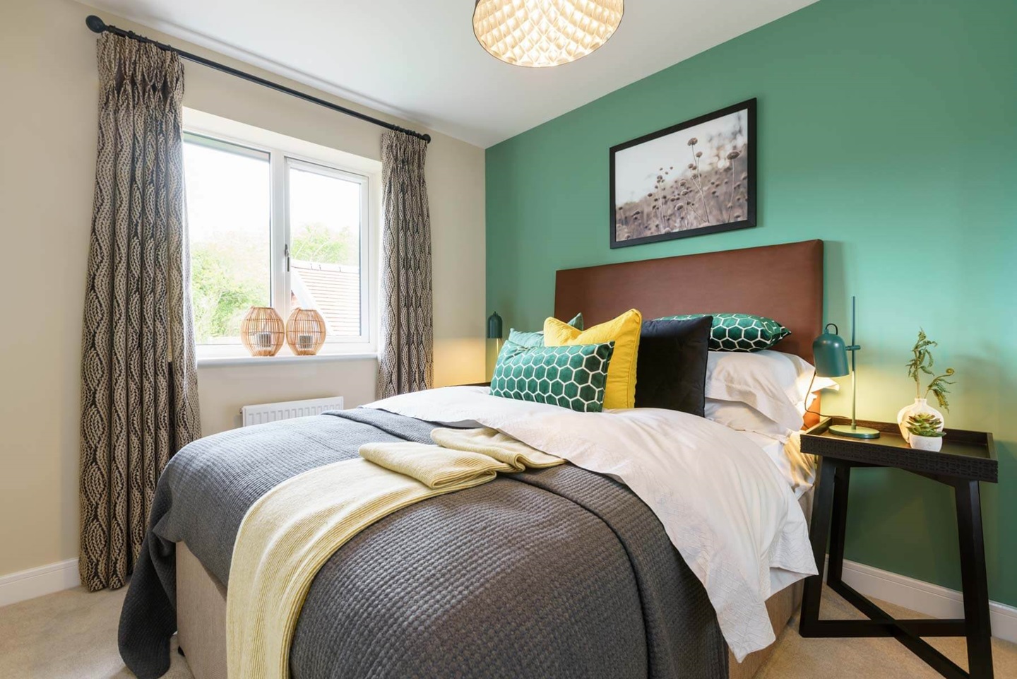 The second double bedroom