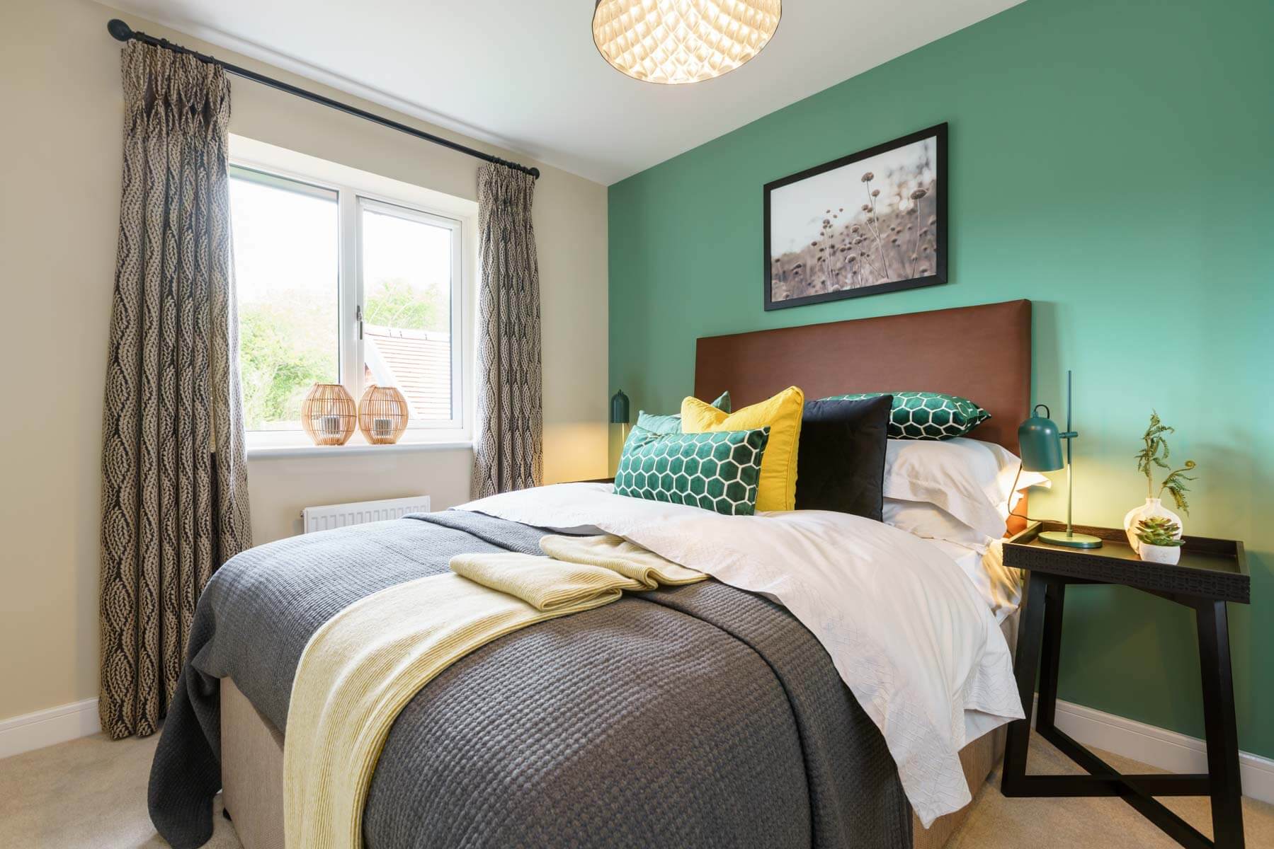 The second double bedroom