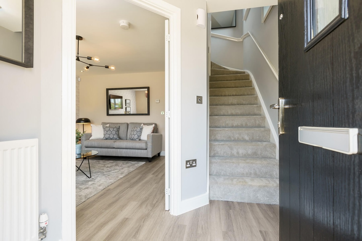 A light and airy entrance hallway
