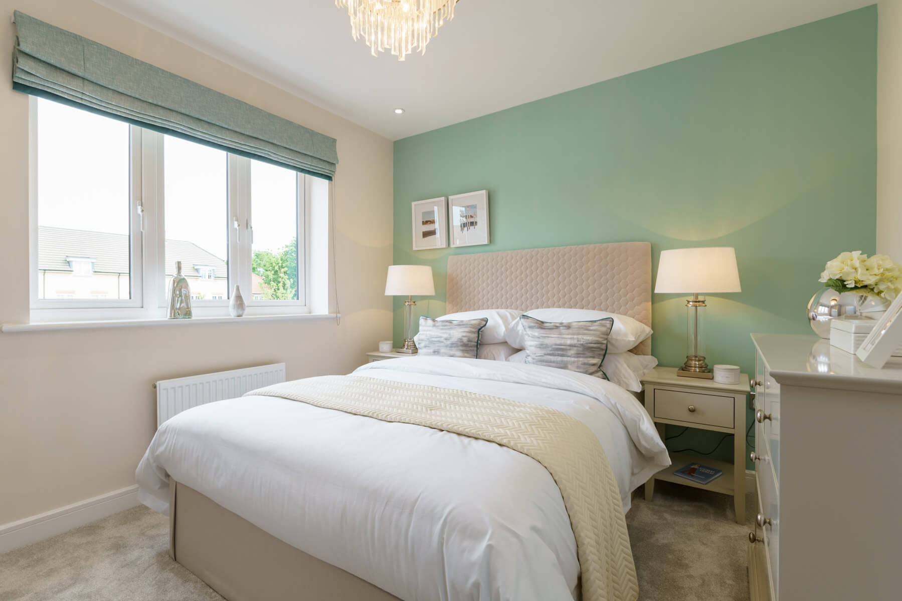 Bedroom 2 offers plenty of natural light