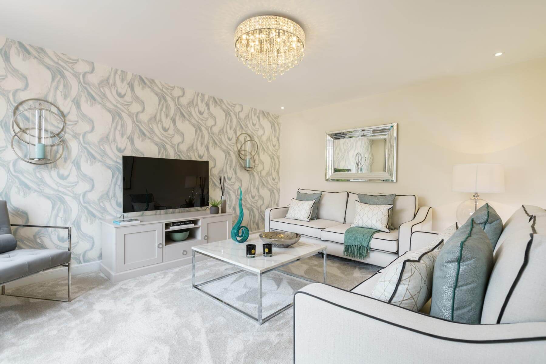 A blank canvas living room to make all yours