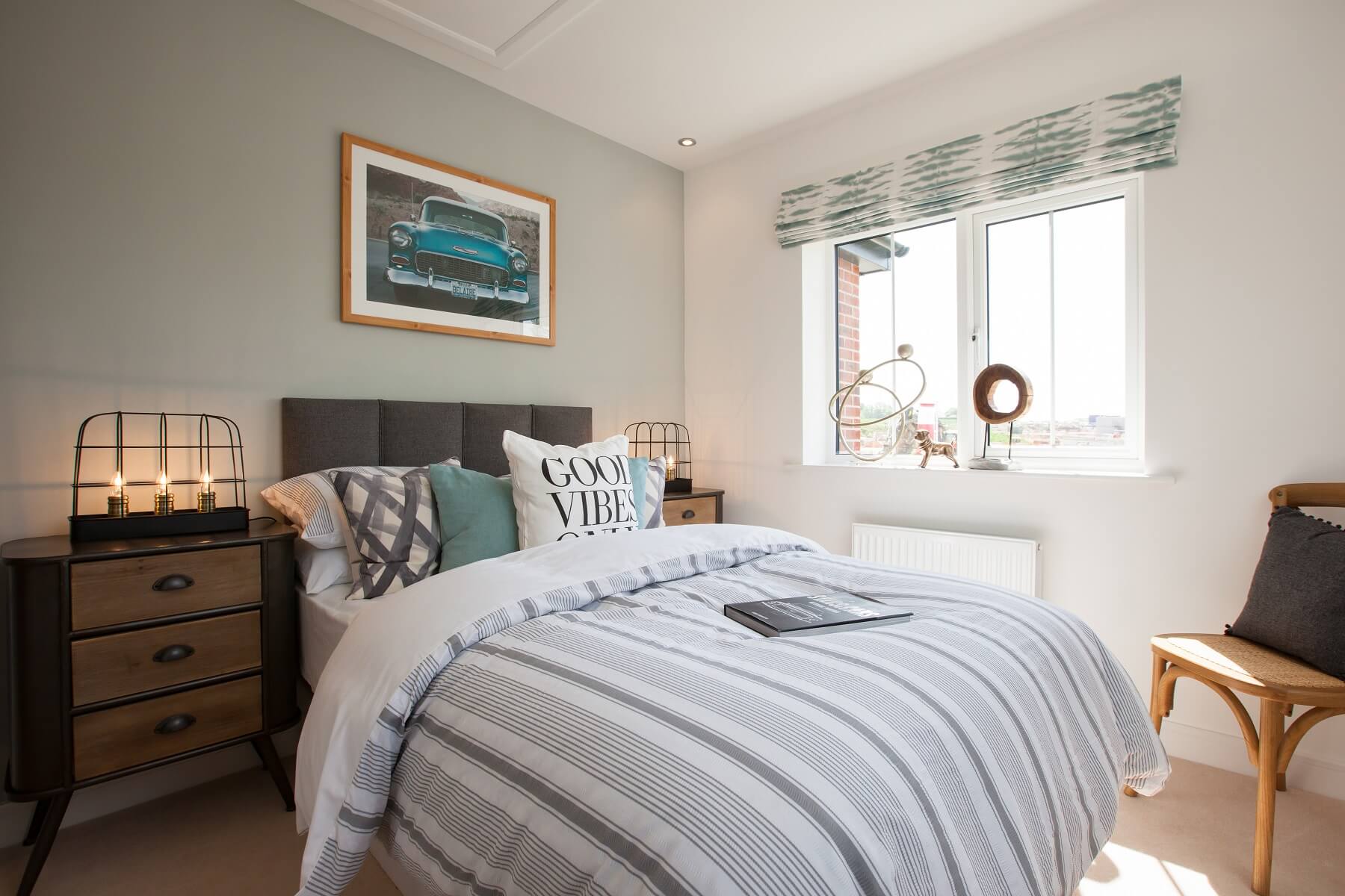 Bedroom 2 welcomes plenty of natural light