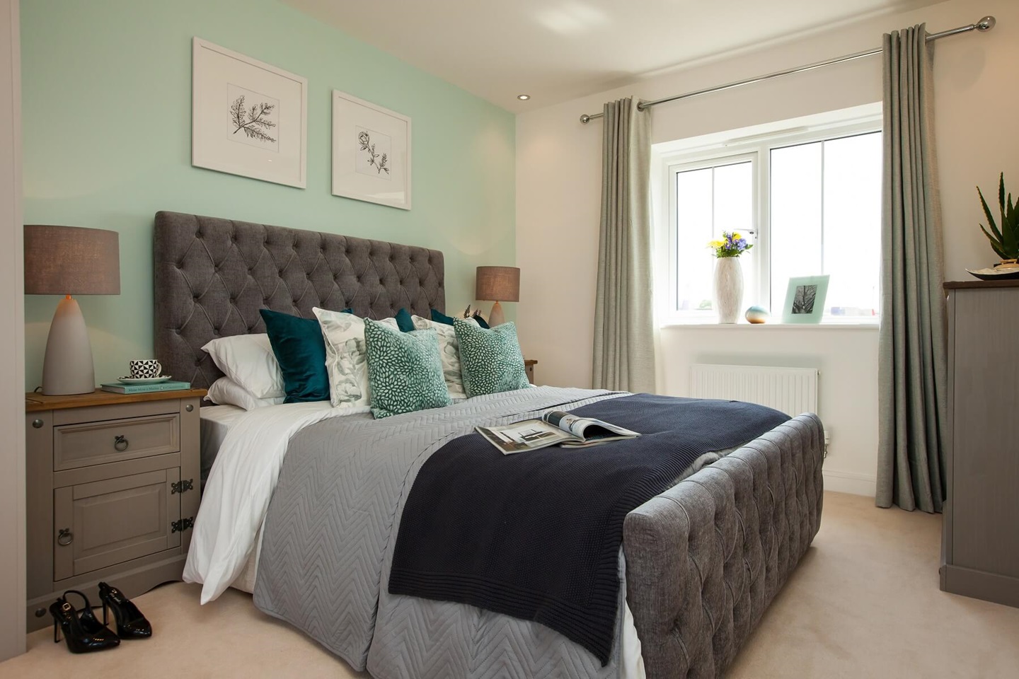 The third double bedroom is ideal for guests