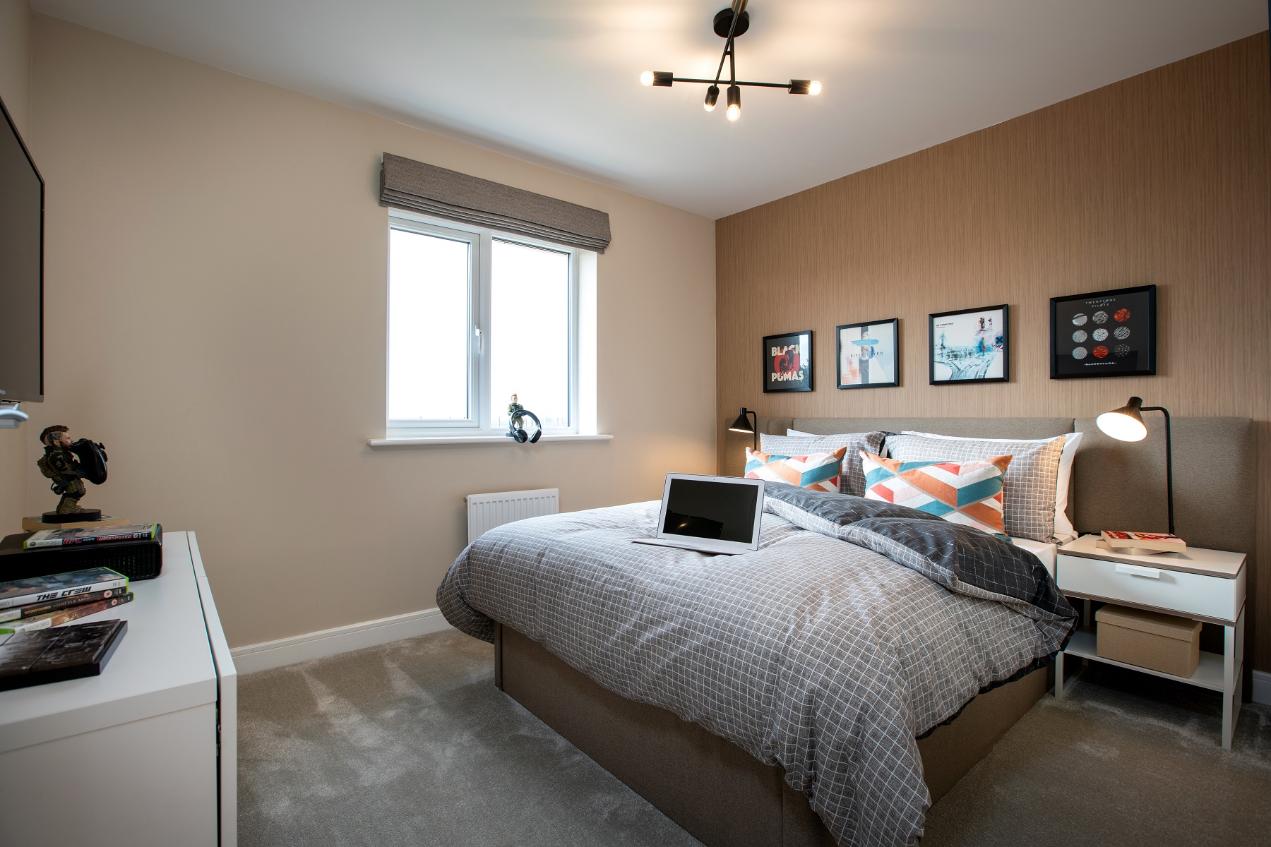 Bedroom 3 overlooks the garden