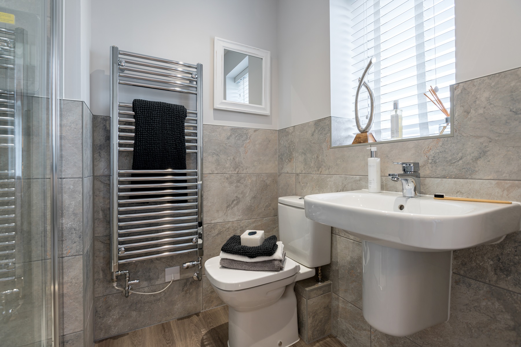 The en suite shower rooms offer added luxury