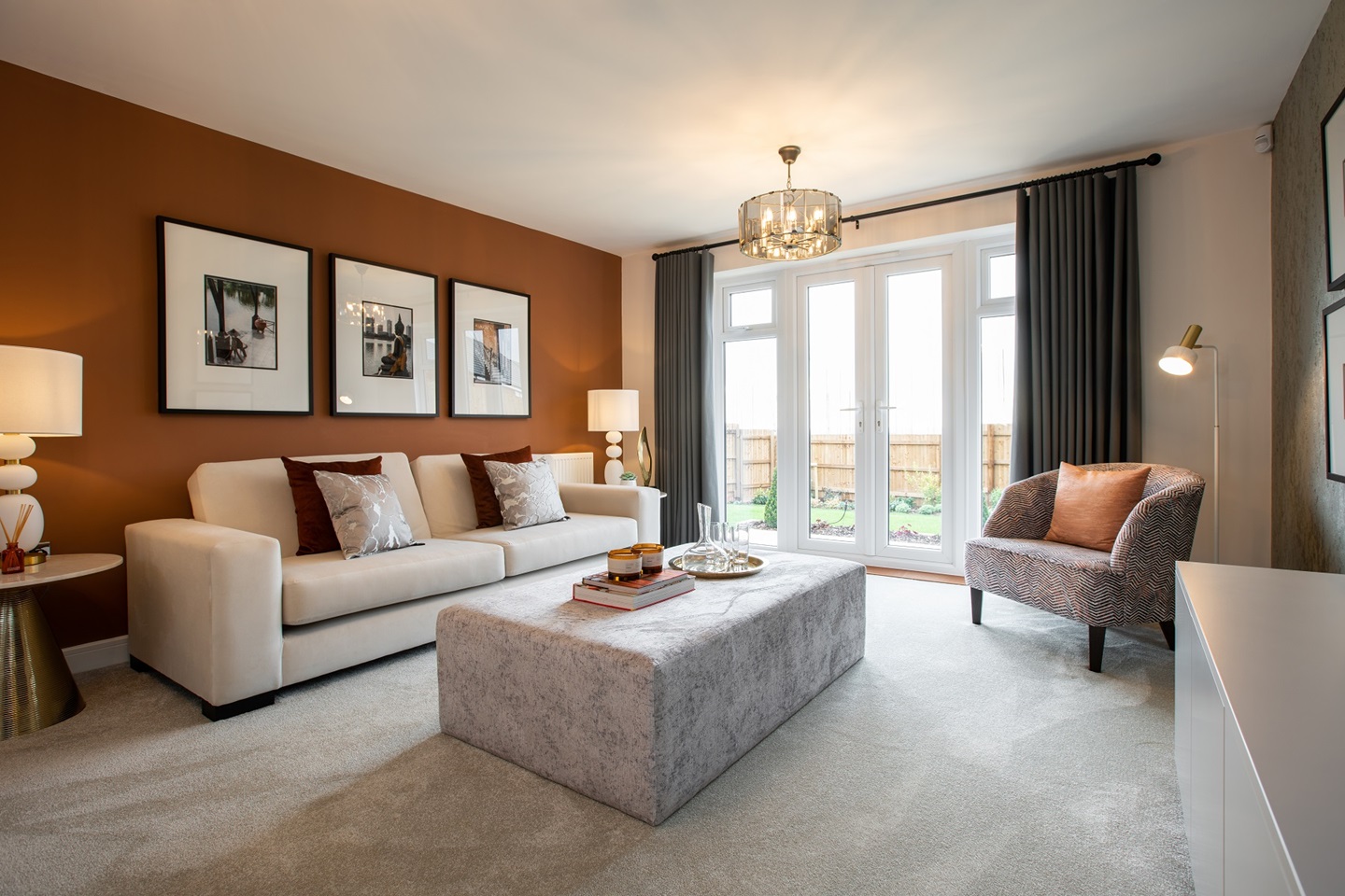 A blank canvas living room to make all yours