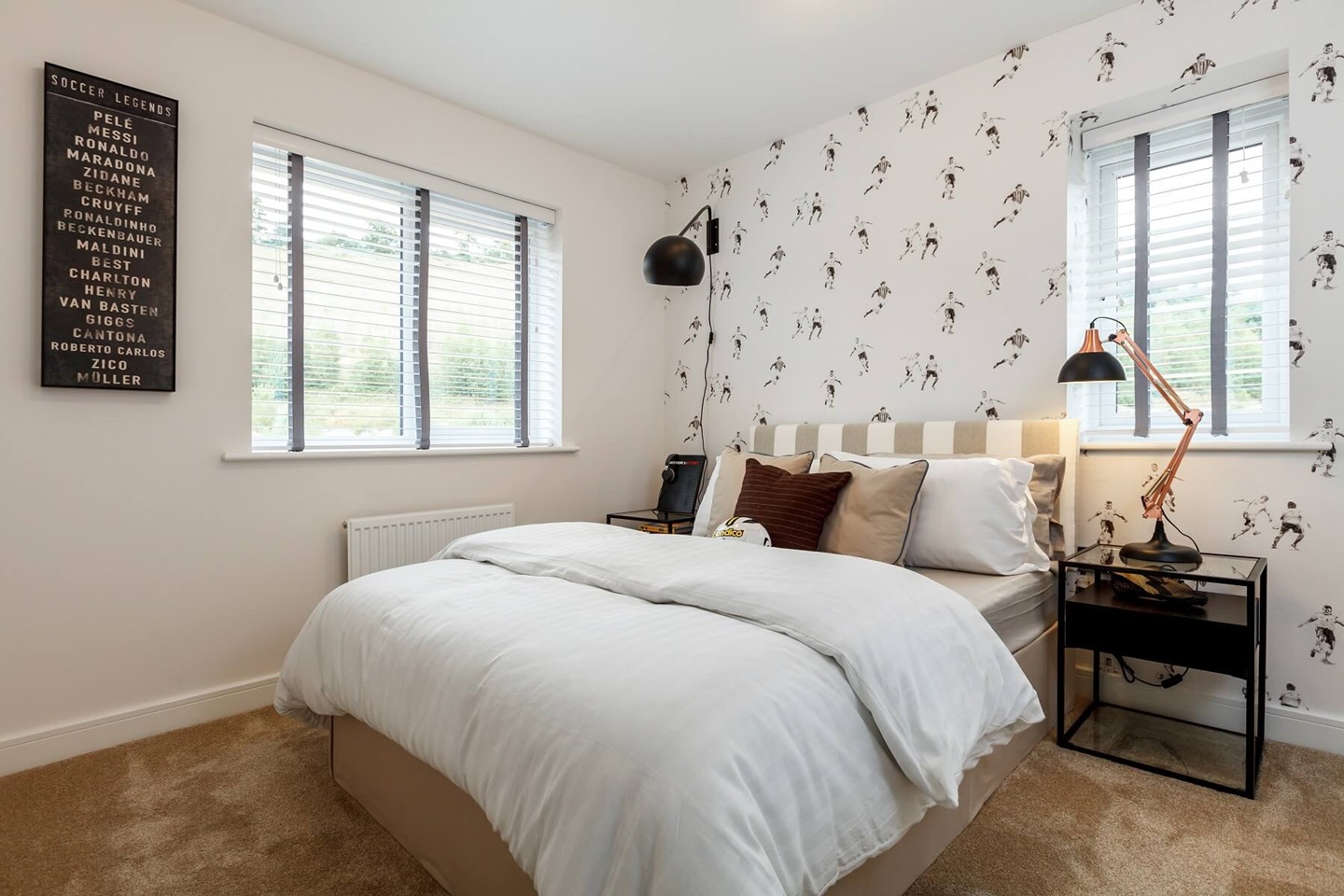 The third double bedroom doesn't compromise space