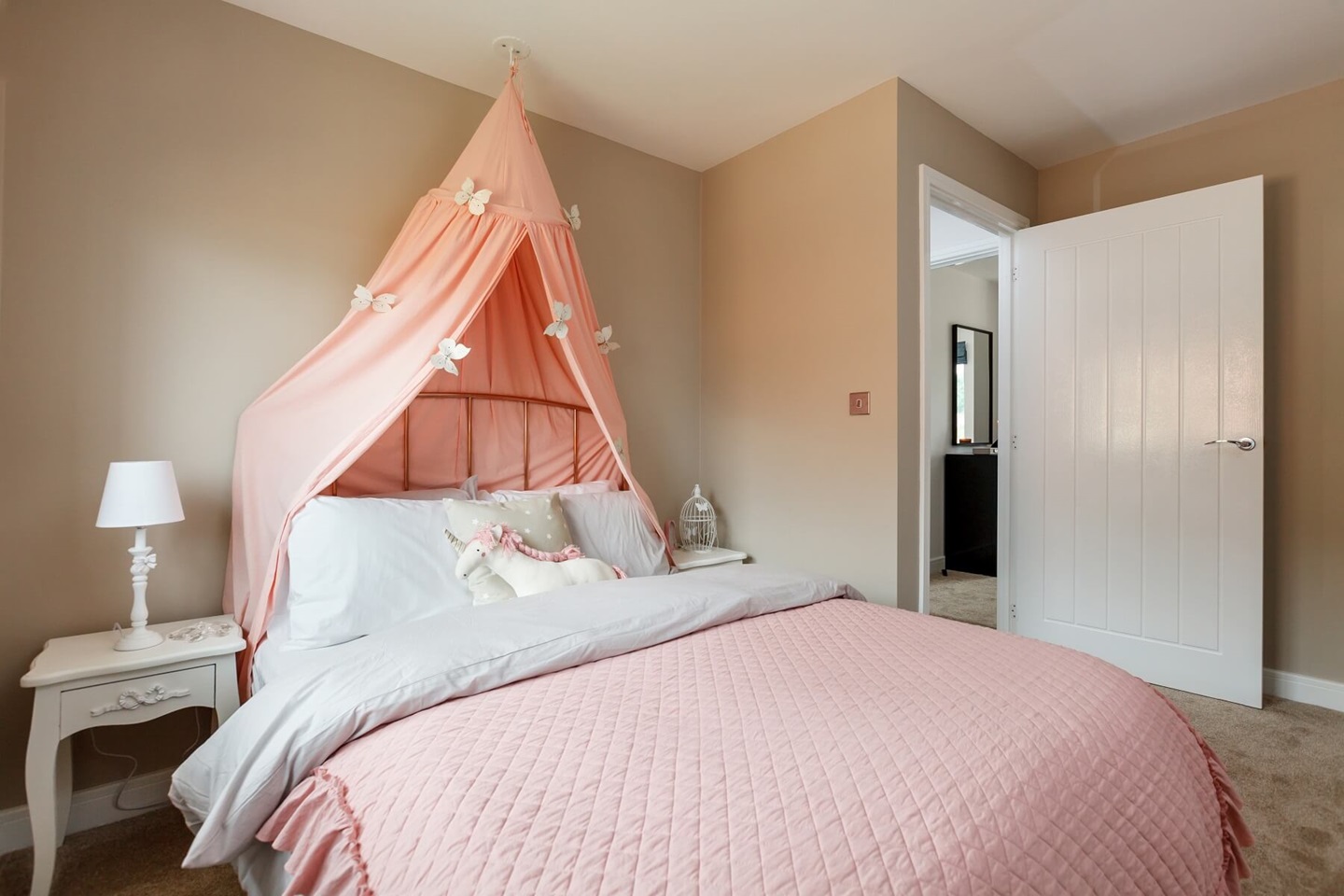 Bedroom 4 features built in wardrobes