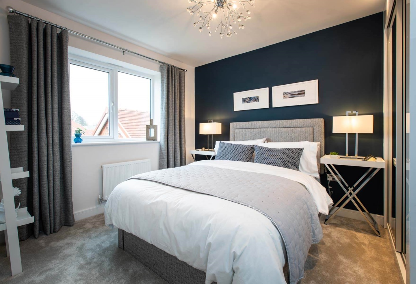 The second double bedroom offers plenty of natural light