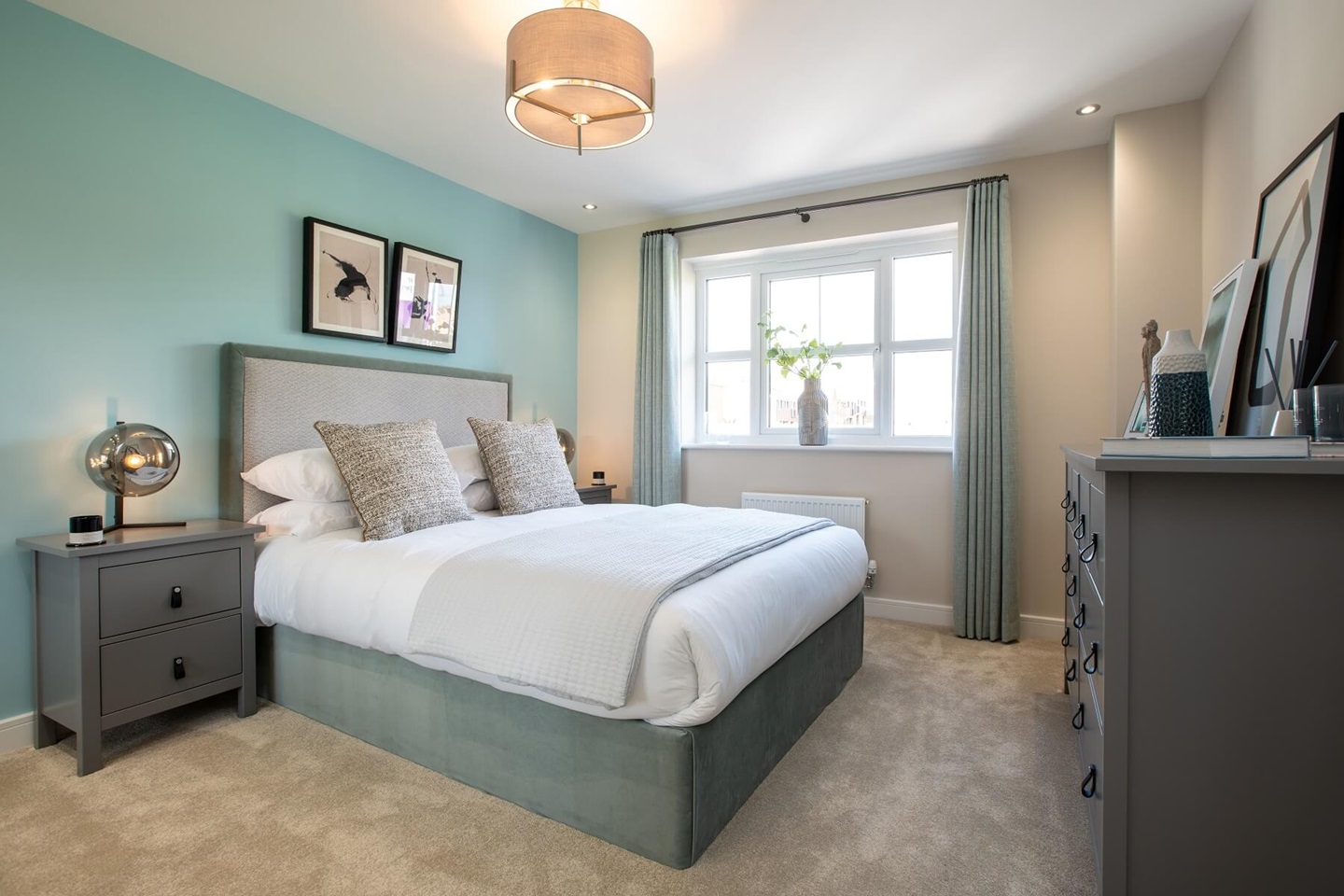 The second double bedroom also offers plenty of space