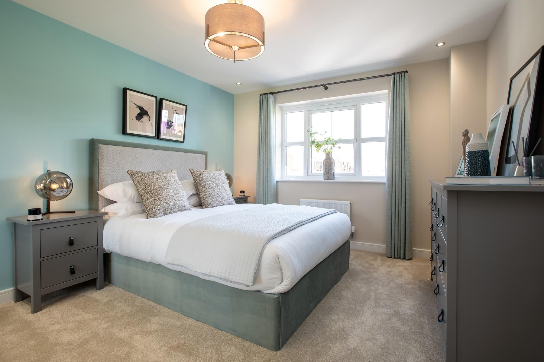 The second double bedroom also offers plenty of space