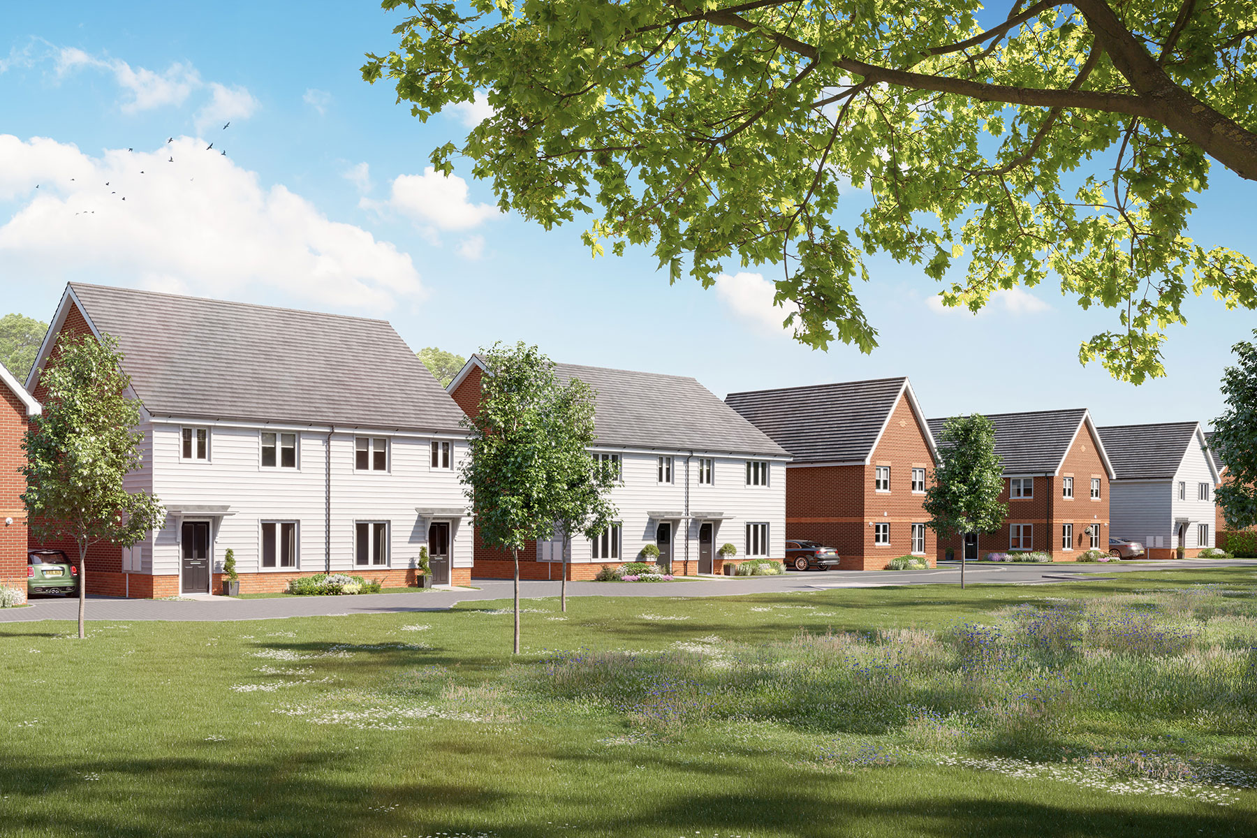 A development of 2, 3 & 4 bedroom homes in Canterbury