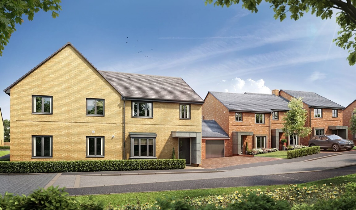 A development offering 2, 3, 4 & 5 bedroom homes