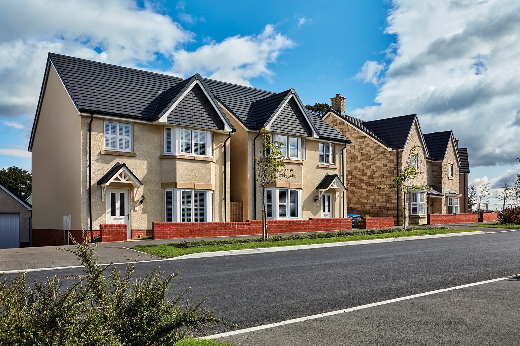 A typical Clare Garden Village street scene