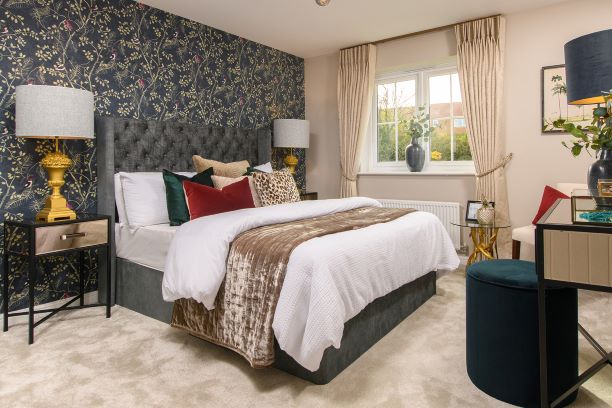 The Wilton master bedroom