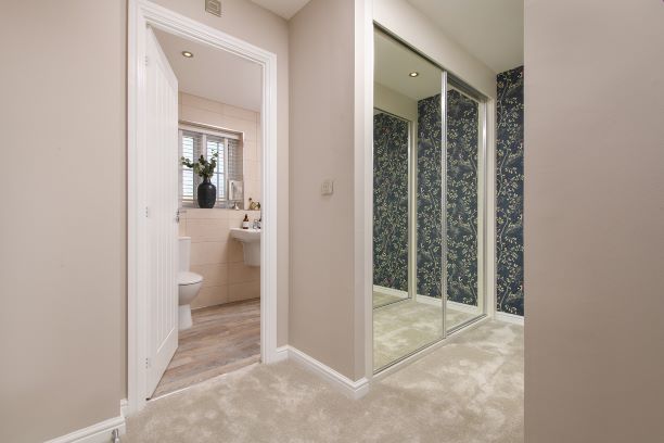 The Wilton en suite view via master bedroom