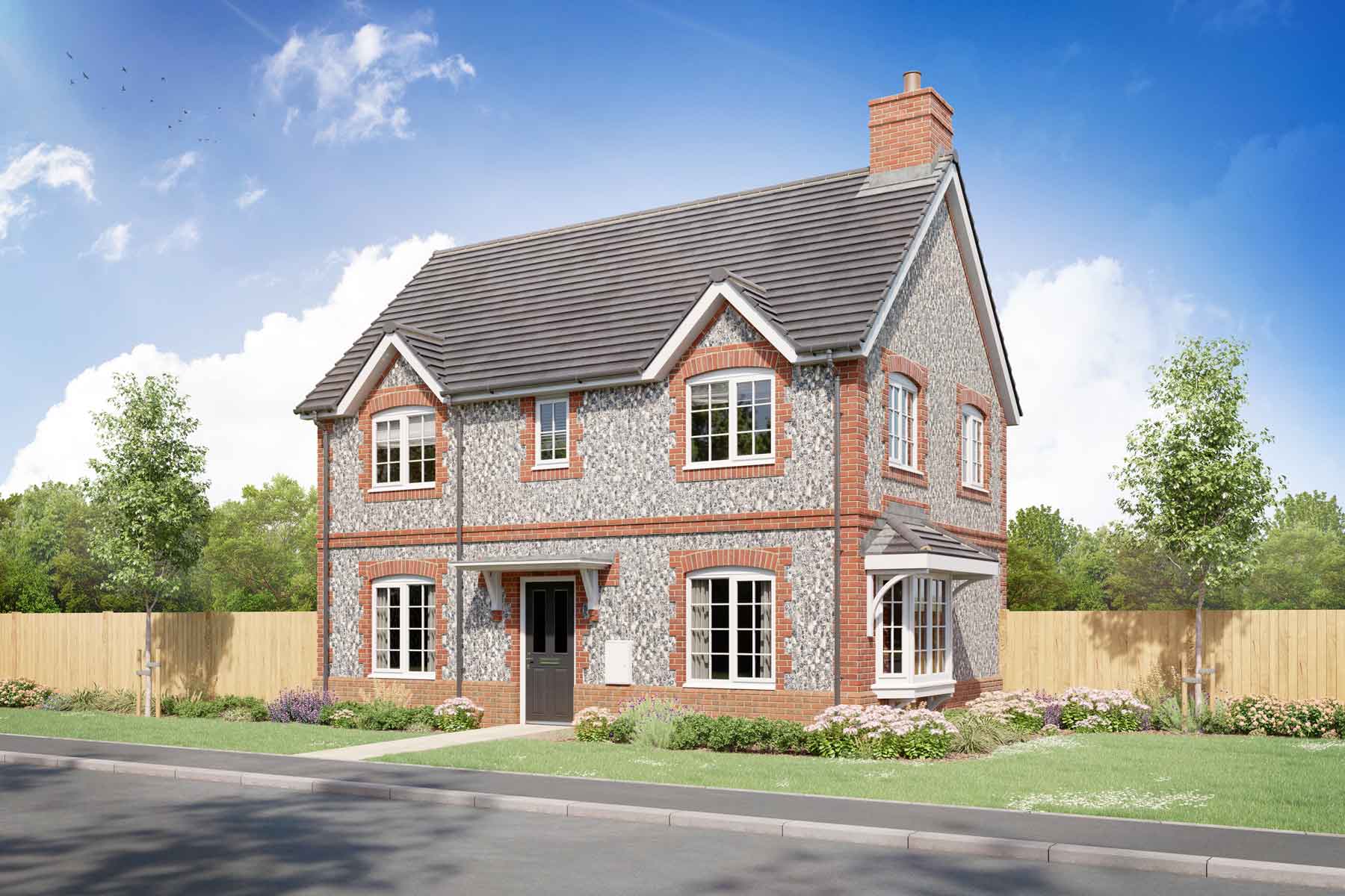Artist's impression of a typical Ardale home