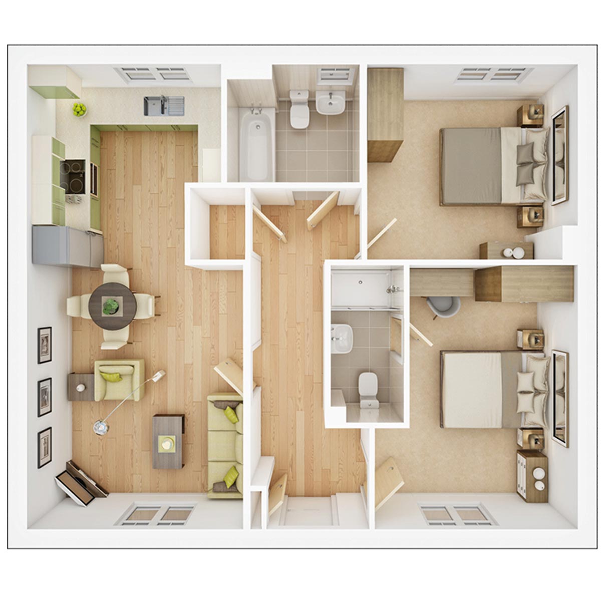 Barley House floorplan for plot 49