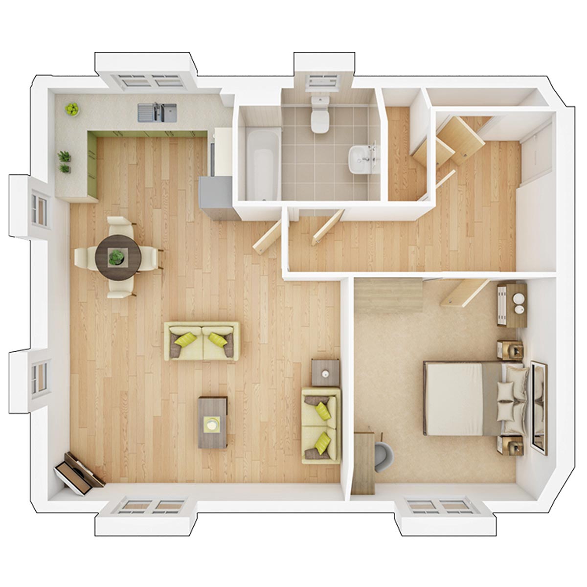 Barley House floorplan for plot 55