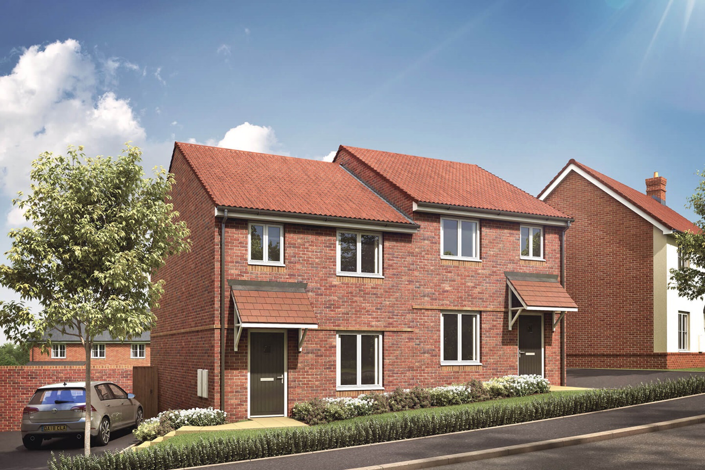 Artist's impression of a typical Gosford home