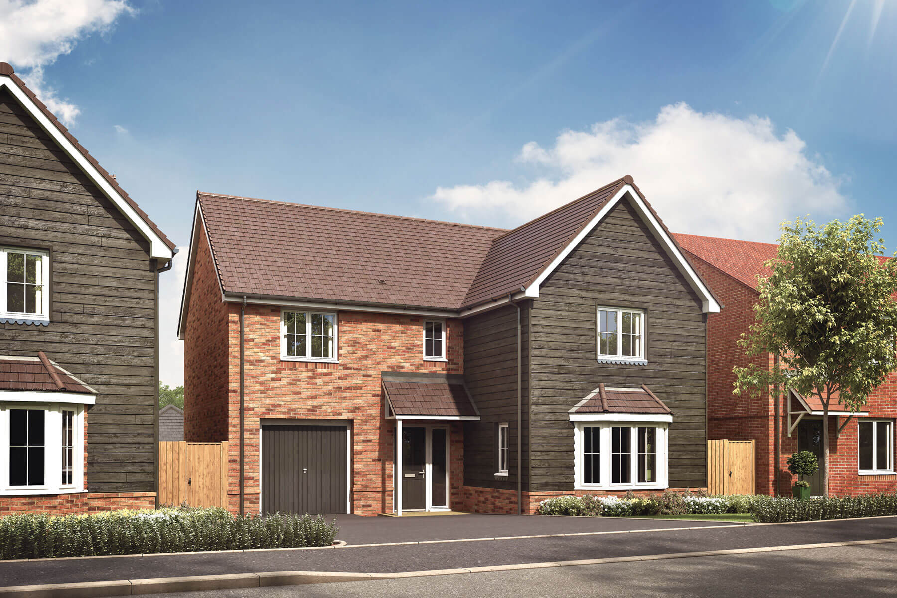 Artist's impression of a typical Fakenham home