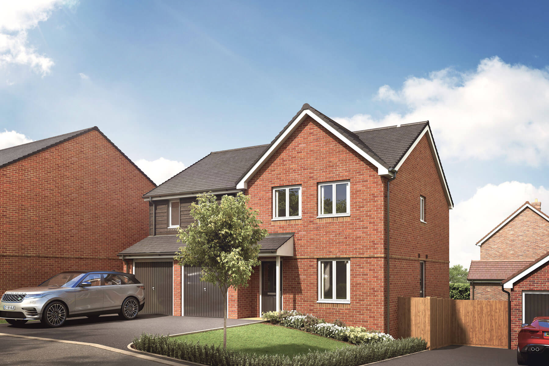 Artist's impression of a typical Lavenham home at Broadleaf Park