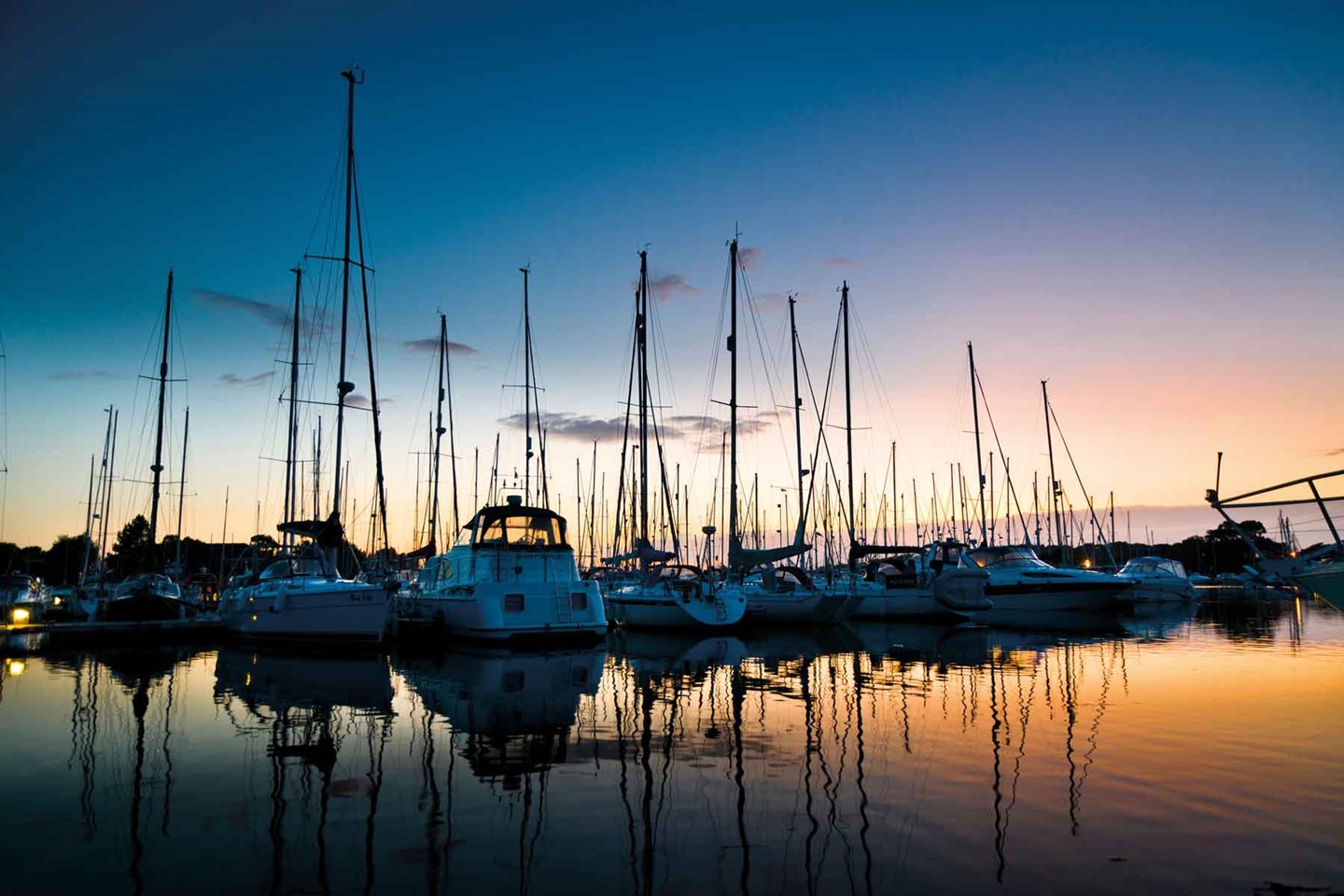 Chichester harbour sunset