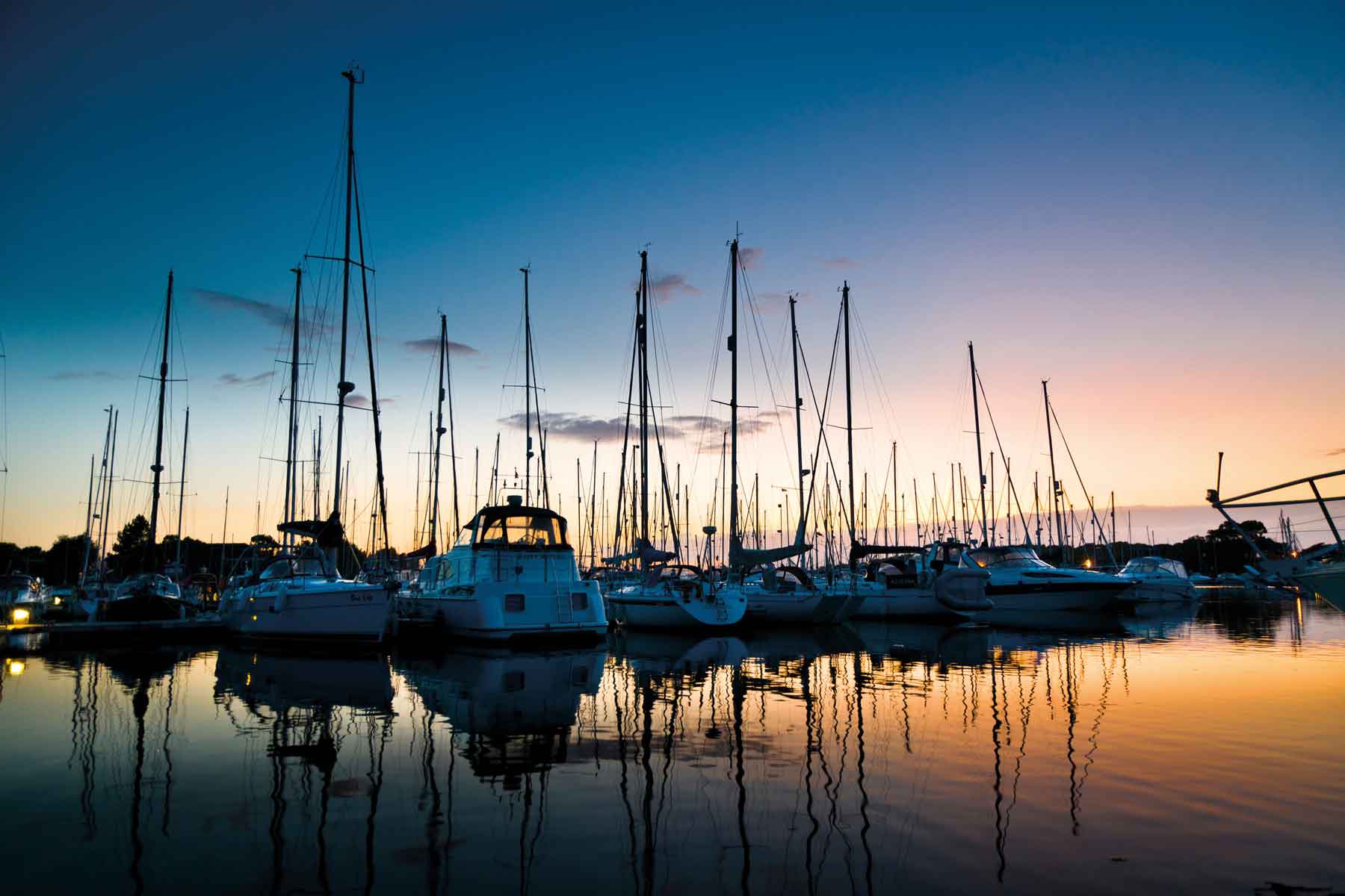 Chichester harbour sunset