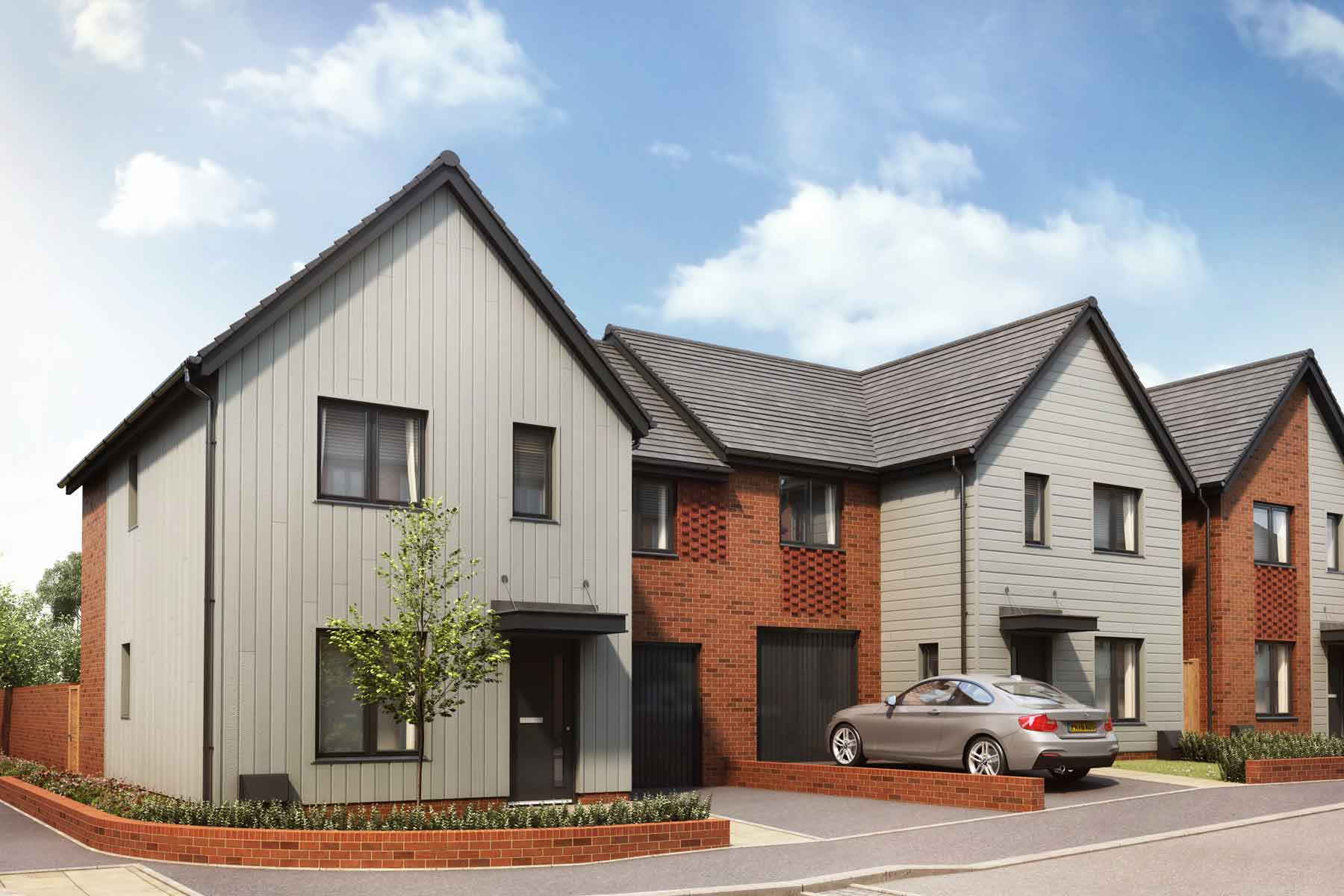 Artist's impression of a typical Amersham home