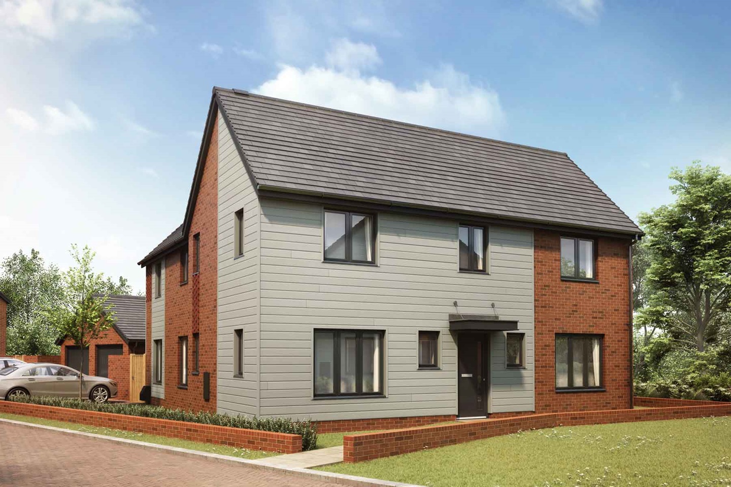 Artist's impression of a typical Waysdale home